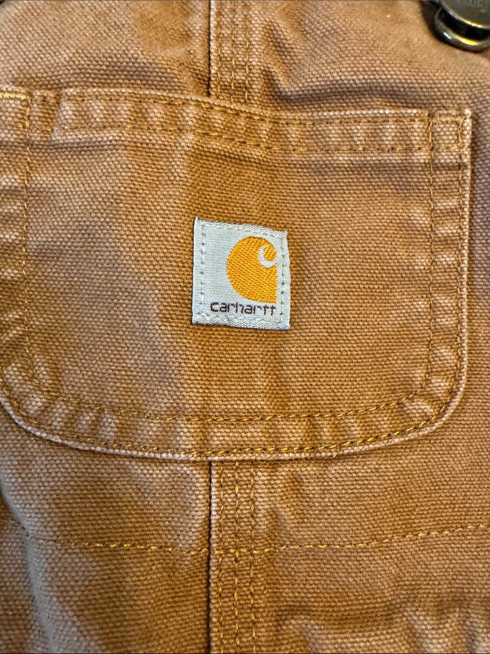 Carhartt Flannel Lined Overalls, sz 2T - Picture 2 of 11